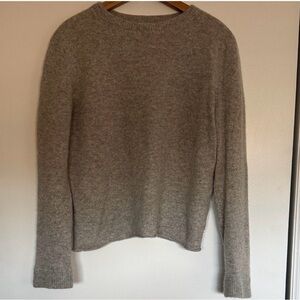Reformation Grey Boyfriend Cashmere Sweater - read description